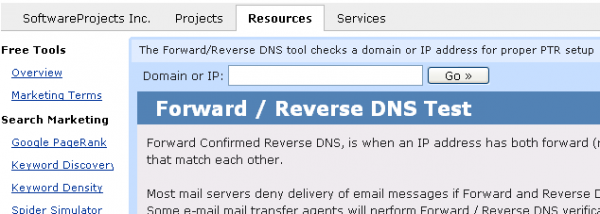 Reverse Ip Domain Tool